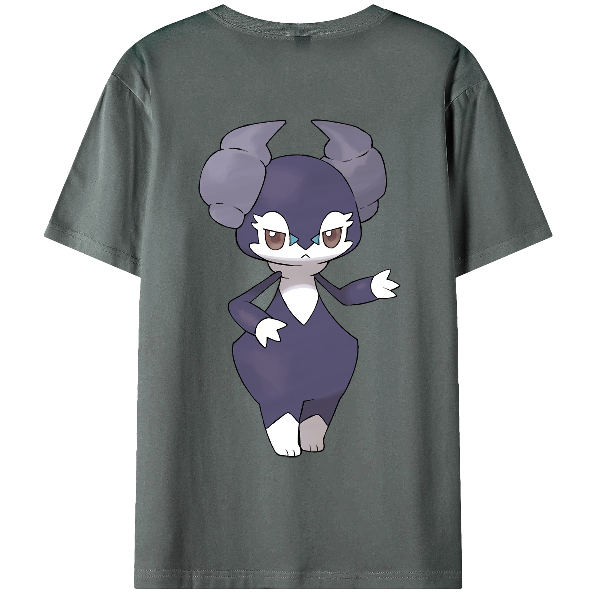 （画像用） ポケットモンスター Pokémon 綿100％ メンズ半袖Tシャツ（バックプリント） 通気性